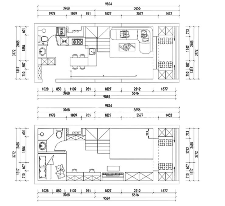 長島壹號(hào)-50平LOFT-平面圖.jpg